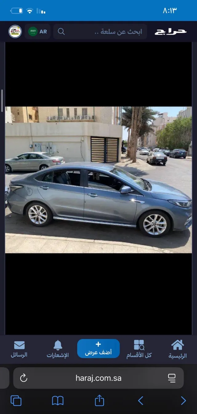 شيري · اريزو 6 2022 للبيع في جدة — ممشى 100,000 كم