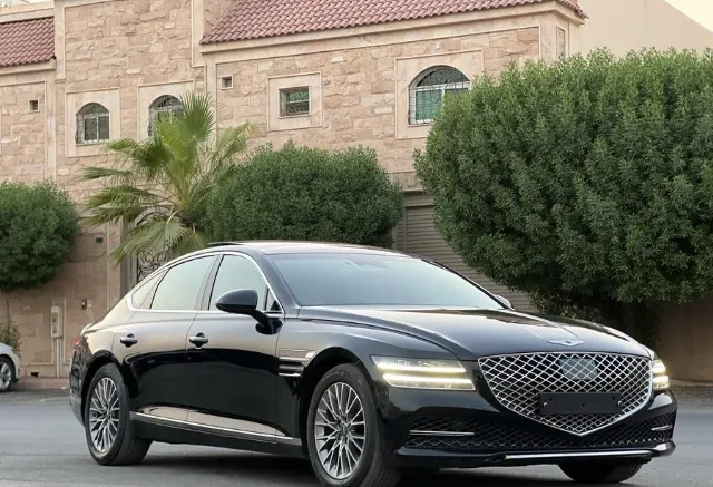 جينيسيس · جي 80 2021 للبيع في الرياض — ممشى 154,000 كم